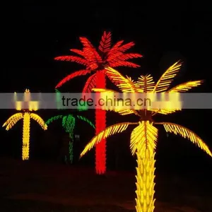 2015 YF Outdoor & Indoor Cheap Products LED Artificial Plastic Palm Tree Lighted Trees Wholesale thumbnail-4