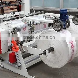 Fully Automatic T-shirt Bag Type and Plastic Material Grocery Bag Making Machine thumbnail-4