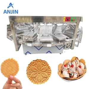 Electric Semi-automatic Italian Pizzelle Cookies Making Machine Pizzelle Baking Machine thumbnail-1