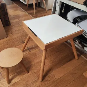 Children's Table, Playing Sand Table,Play Table for Kids Wooden Kids Study Table Desk And Chair Children Table thumbnail-3