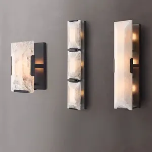 Modern Luxury Alabaster Lamp​ Hotel Wall Sconce Artdecolite Lighting thumbnail-1