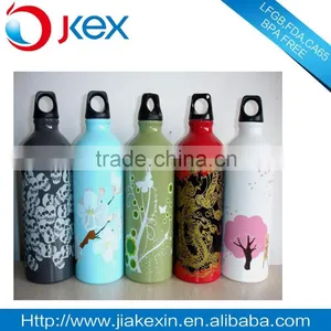 Aluminum Sport Water Bottle With Carabiner Hook thumbnail-1