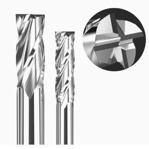 Carbide Drill Aluminum Use 2/3/4 Flute Corner Radius End Milling Cutter HRC55 End Mills for CNC Tool thumbnail-2