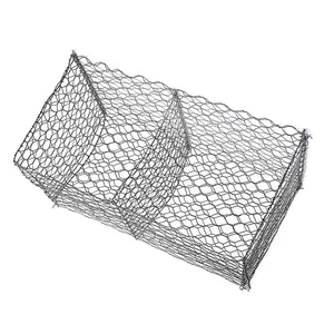 Galvanized Gabion Net for Flood Prevention and Shore Fixation Factory Direct thumbnail-2