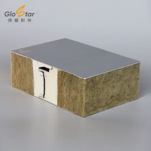 Metal Rock Wool Sandwich Panel Source Manufacturing Factory For Building Exterior Walls thumbnail-5