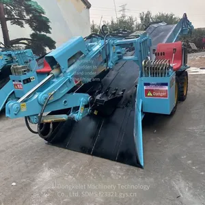 Crawler Scraper Slag Remover for Slag Discharge in Mine Ramps and Underground Tunnels, Telescopic and Foldable Slag Raking Equipment thumbnail-4