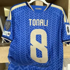 26-27 New Italian Jersey No. 8 Tonali Same Style Short-Sleeve Football Shirt, Number Printing Can Be Customized thumbnail-3