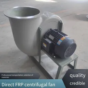 7000 Air Volume Frp Centrifugal Fan, 7.5kw/380v, Anti-corrosion Centrifugal Induced Draft Fan f4 - 72 thumbnail-1