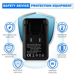 35W GaN Universal Folding Pin Power Adapter QC3.0 Slim Fast Charger Type C for Smart Phone thumbnail-2