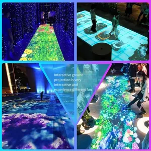 Holographic 3d Interactive Projection Immersive Ground 5d Naked-eye Indoor Restaurant, Outdoor Bar Wall, Ktv Surround Screen Equipment thumbnail-3