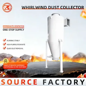 Factory Heavy Duty Cyclone Dust Collector High Efficiency Cyclone Separator For Mining Cement thumbnail-3