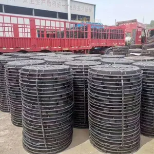 Durable Ductile Iron Manhole Covers With Locking Device for Public Facility Safety Protection thumbnail-4