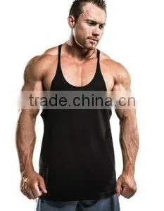 Wholesale Plain Gym Stringer Men's Tank Top In Bulk 2015 / REVENUE SPORTS Gym Stringers / Gym Tank Tops thumbnail-3