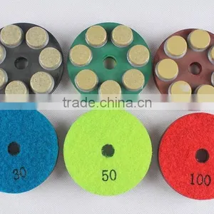 Professional 3 Inch New Hybrid Concrete Polishing Pads thumbnail-5
