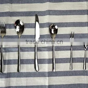 6pcs High Grade Dinner Sets Hand Stainless Steel Fork Spoon Knife thumbnail-1