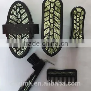 New! Bling Horse Grooming Set/green Turtle Pattern/rhinestone thumbnail-1