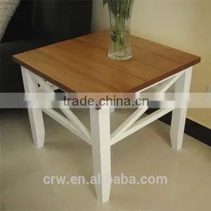 DT-4048 Morden Wooden White Square Mdf Dining Table thumbnail-1