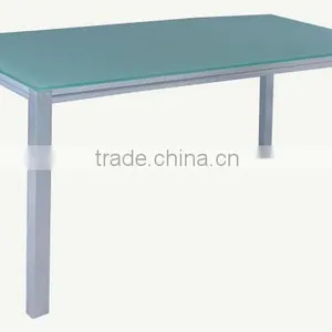 Aluminum Glass Table thumbnail-1