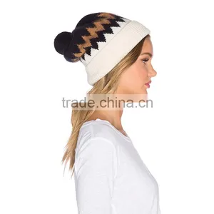 High Quality Pure Color Block Pattern Knit Hats thumbnail-2