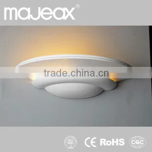 Decorative White Gypsum Plaster E14 Restaurant Wall Light thumbnail-1