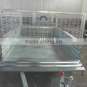6*4 Hot-dipped Galvanized Box Trailer, Cage Trailer, Utility Trailer thumbnail-2
