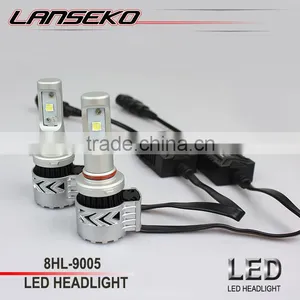 Best Selling !!! 2016 Newest 6000lm High Power 12v Led Motor Headlight 9005 9006 h8 h9 H11 H13 Auto Led Headlight Kit thumbnail-1