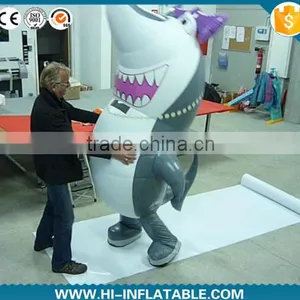 Good Quality New Arrival Advertisement Inflatable Whale Cartoon,inflatable Whale Mascot thumbnail-1