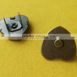 18mm Heart Shape Magnet Snap Button For Handbag -- SN1521 thumbnail-3