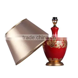 China Ceramic Table Lamp in Red thumbnail-2