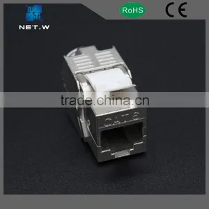 Cat 6 Wall Jack FTP Tooless Ethernet Keystone Jack, Patch Panel Keystone thumbnail-4