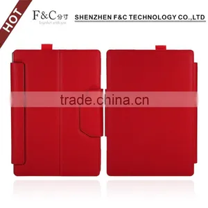 China Cheap PU Leather Tablet Light Up Book Style Cover For Surface Pro 4 Wholesale thumbnail-3