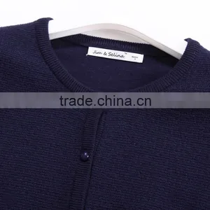 100% Cashmere Cardigan Women Crew Neck Long Sleeve Very Soft thumbnail-3