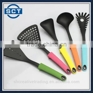 Food-Safe 100% Nylon Dishwasher Safe Kitchen Utensil Set With Rotating Organizing Carousel thumbnail-1