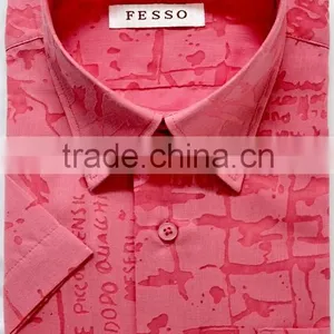 Yarn Dyed Short Sleeve Children Shirts thumbnail-1