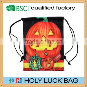 2016 Christmas Gift Nylon Polyester Drawstring Bag Rucksack HL-PB044 thumbnail-4