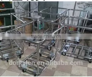 Update International 300 lb Capacity Four Wheel Folding Hand Truck Trolley Waste Collection Vehicle thumbnail-4