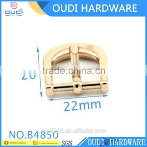 Wholesale Scholo Bag Metal Material D Ring Pin Buckles For Bag Straps thumbnail-2