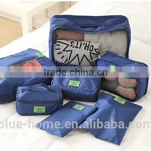 Made in China Women Trave Insert Handbag Clothes Pants Sundries Storage Bag Sets 7 Pcs thumbnail-2