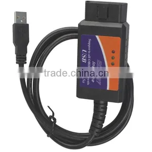 Wholesales OBD2/OBDII Scanner Elm327 Interface Supports All Obdii Protocols Car Diagnostic Interface Scanner Tool ELM327 USB thumbnail-4