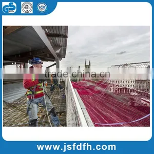 Red Color Nylon or Polyester Construction Safety Net thumbnail-2
