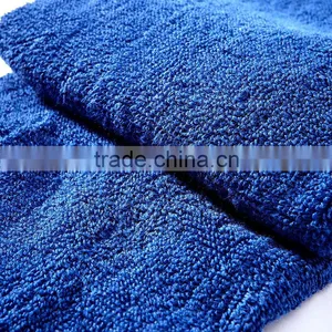 Factory Supply Customized Cotton Plain Hooks Sports Blue Golf Towel thumbnail-2