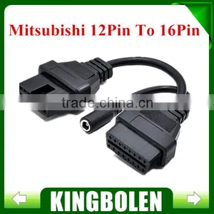 12 Pin OBD2 to 16 Pin OBD2 Connector Adapter Cable for Mitsubishi thumbnail-1