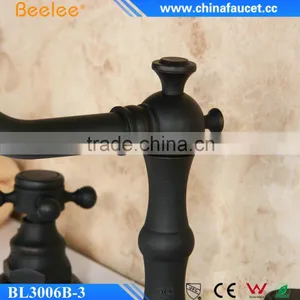 Beelee BL3006B-3 Bathroom 3pcs Basin Tap, 8" Widespread Basin Faucet in Oil Rubbed Bronze thumbnail-5
