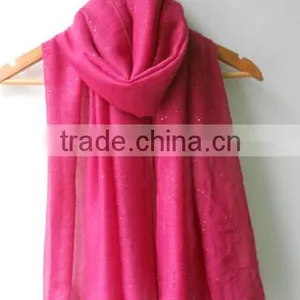 Fashion Glittery Muslim Scarf Hijab Muslim Scarf thumbnail-1