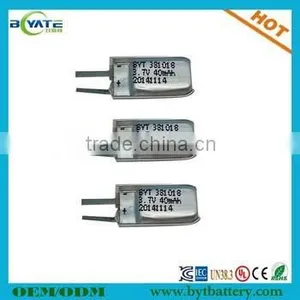 3.7v 50mAh Fast Track Battery Rechargeable Cell to Intelligent Watch thumbnail-3