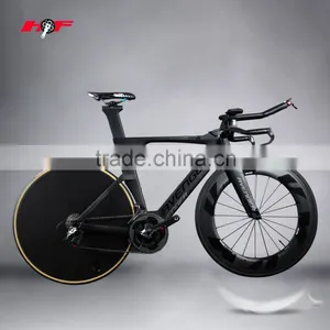 Di2 Caron Aero tt Frame, Carbon Time Trail Bike Frame Aero tt Frameset All Cable Hidden Passed SGS/EN 2015 thumbnail-1