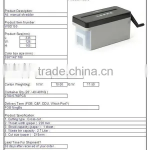 Multifunction Paper Shredder thumbnail-2