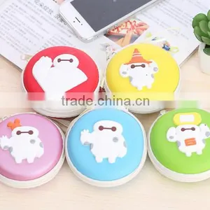 Multifunctional Cute Bay Max Round Coin Purse Made in China thumbnail-1