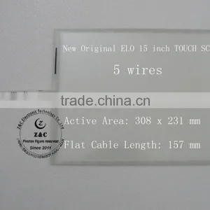 New Original ELO 15 Inch 5 Wires TOUCH SCREEN SCN-A5-FLT15.0-Z02-OH1-R SCN-A5-FLT15.0-Z19-0H1-R E541753 E281859 362740-9124 thumbnail-1
