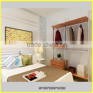 Bedroom Furniture Aluminum Walk-in Closet Wardrobe Closet thumbnail-3